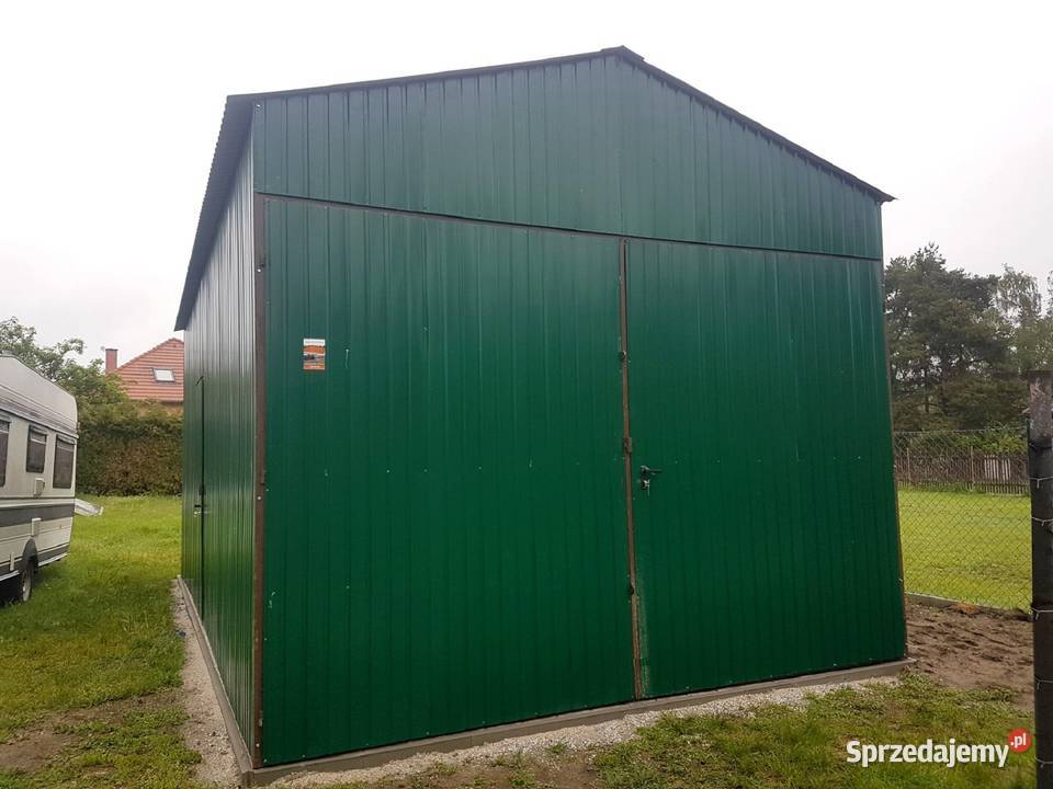 Blaszana hala 47m ciemnozielona Kraków