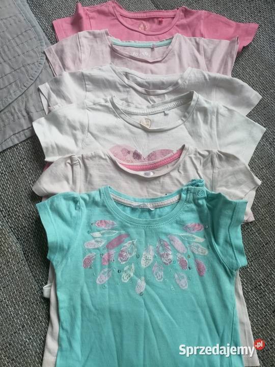 Bluzeczki na krótki rękaw w rozmiarze 9298 6 Rozmiar 92