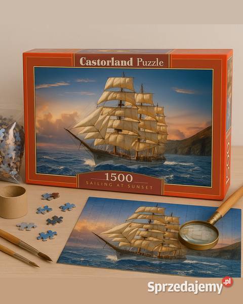 Sailing at Sunset Puzzle Castorland łódzkie Łódź