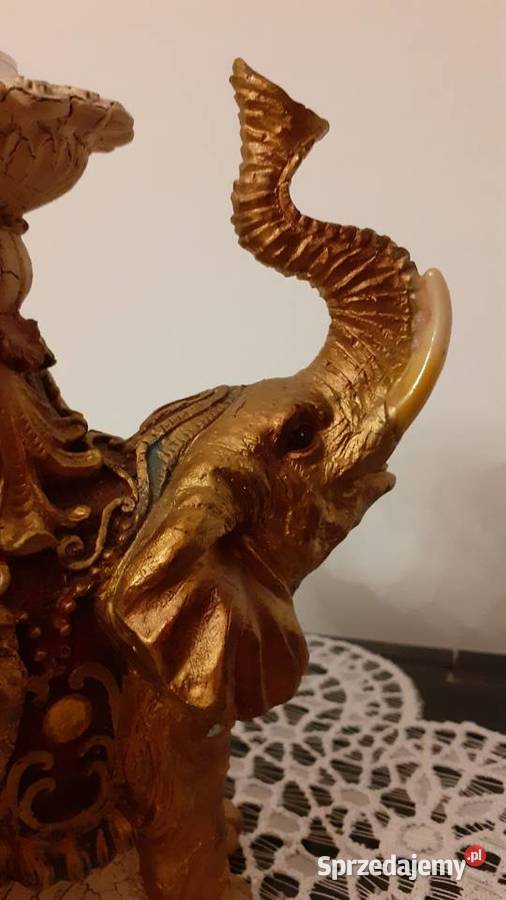 Słoń świecznik wielokolorowy Szczecin sprzedam