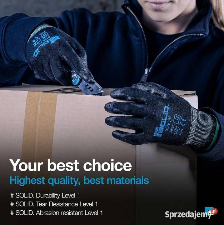 Rękawice SolidWork SW7013 to rękawice monterskie Warszawa