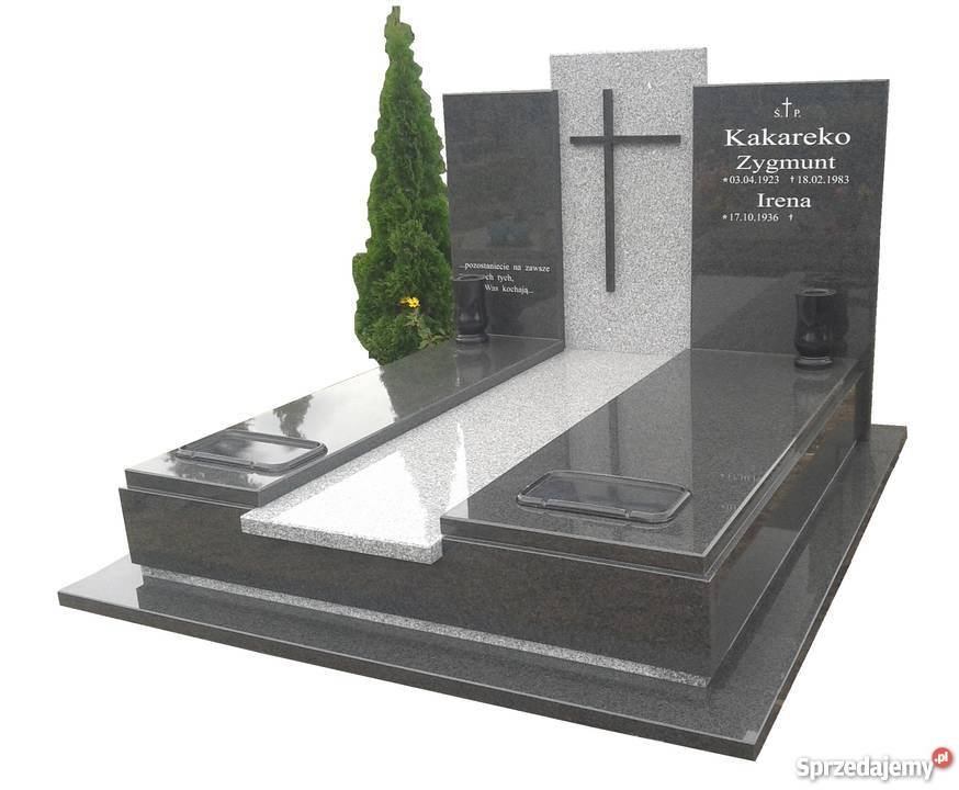 Nagrobki granitowe nowoczesne wzornictwo