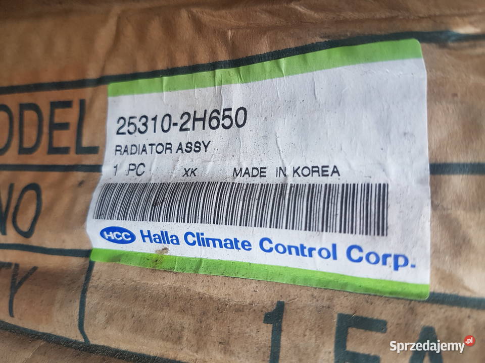 HYUNDAI i30 ELANTRA 16 CRDI D4FB CHLODNICA WODY Turek