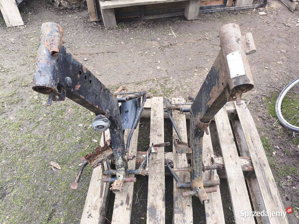 Rama x2 MZ ETZ 250 reperaturka mocowanie Lutoryż