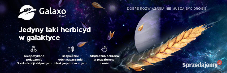 Galaxo 150 WG 1 na chwasty miotłę zbożową