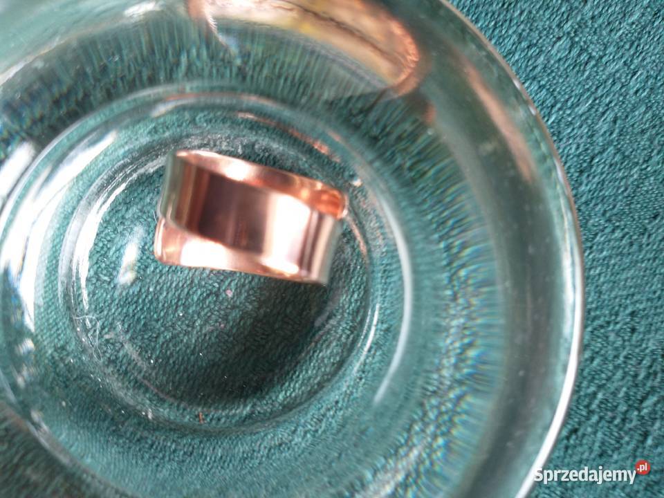 Pierścionek obrączka miedź rękodzieło Rękodzieło sprzedam