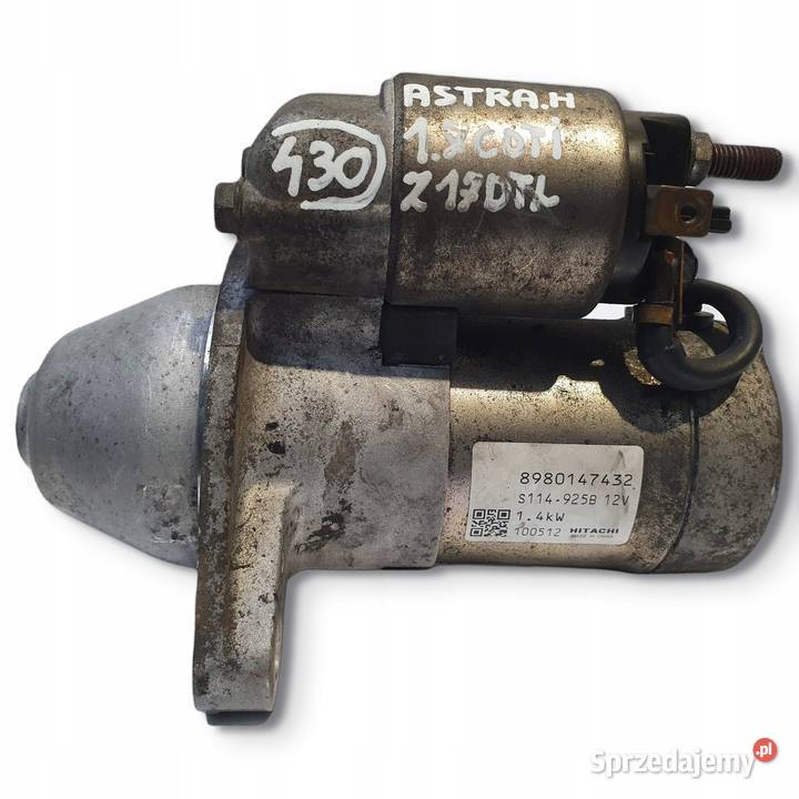 ROZRUSZNIK Opel Astra J 17 CDTI 8980147432 lubelskie Chełm