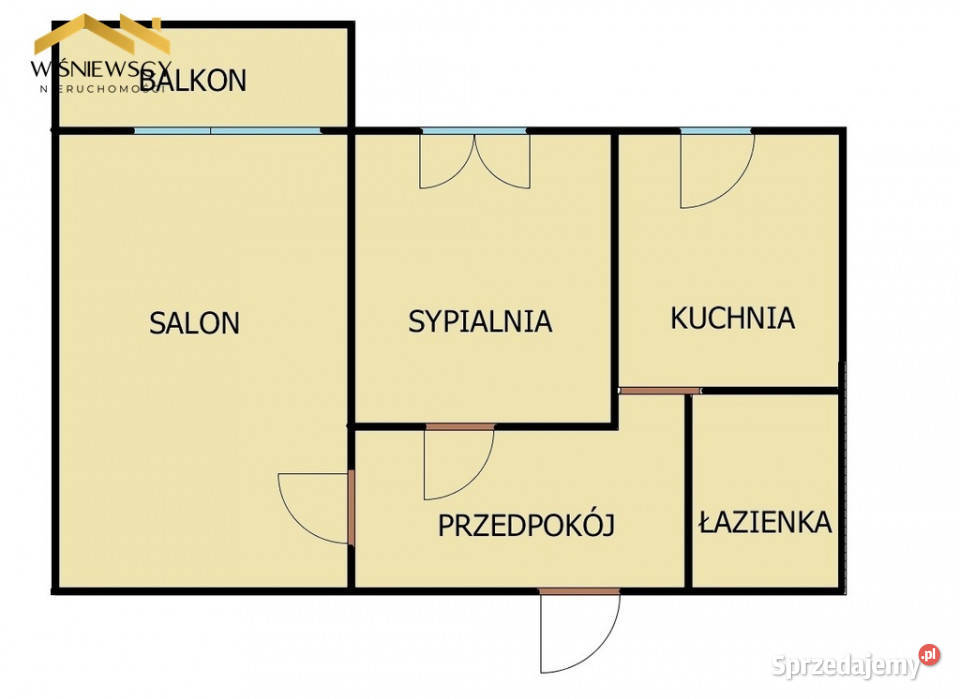 Elbląg Zawada 2 pokoje Balkon Umeblowane