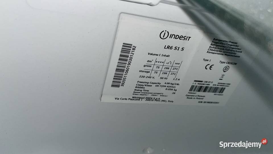 Lodówka INDESIT 159 A Transport Gwarancja mazowieckie Warszawa sprzedam