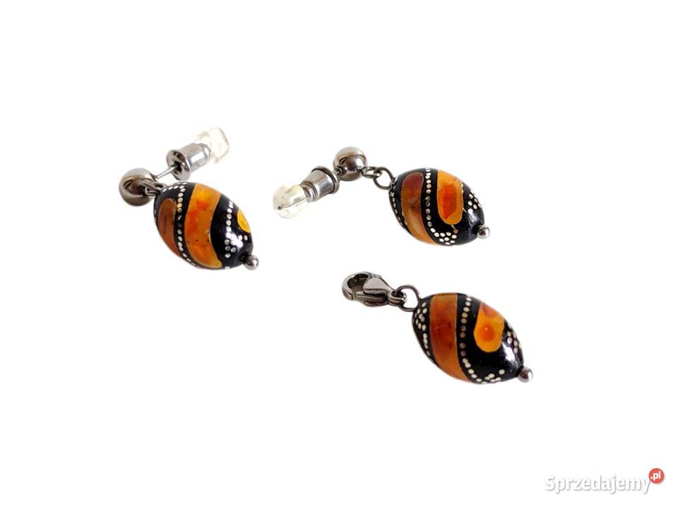 7555 Kokos Inkrustowany Bursztynem opolskie