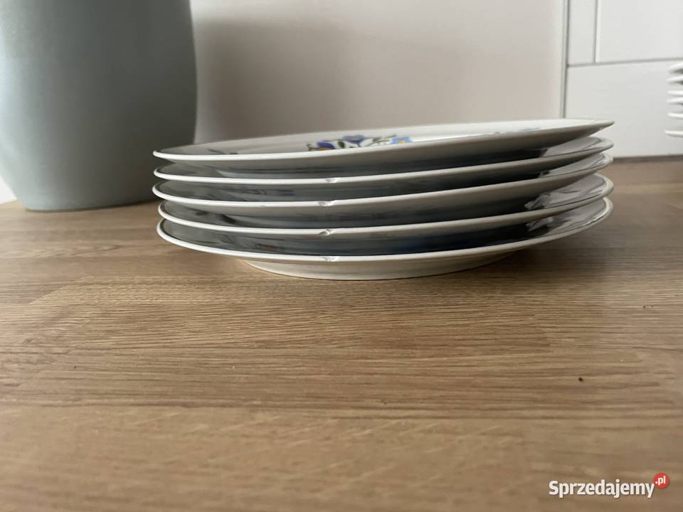 Lubiana wzór kaszubski talerz obiadowy płytki Pruszcz Gdański sprzedam