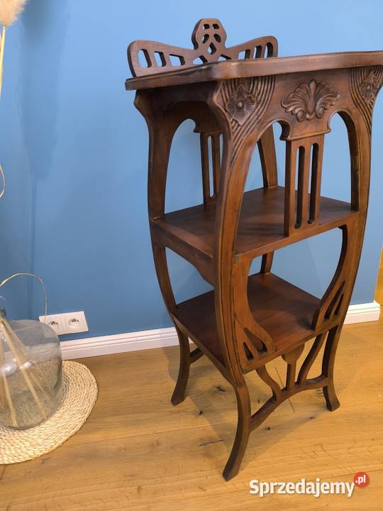 Piękna funkcjonalna konsolka stolikdrewno Łódź