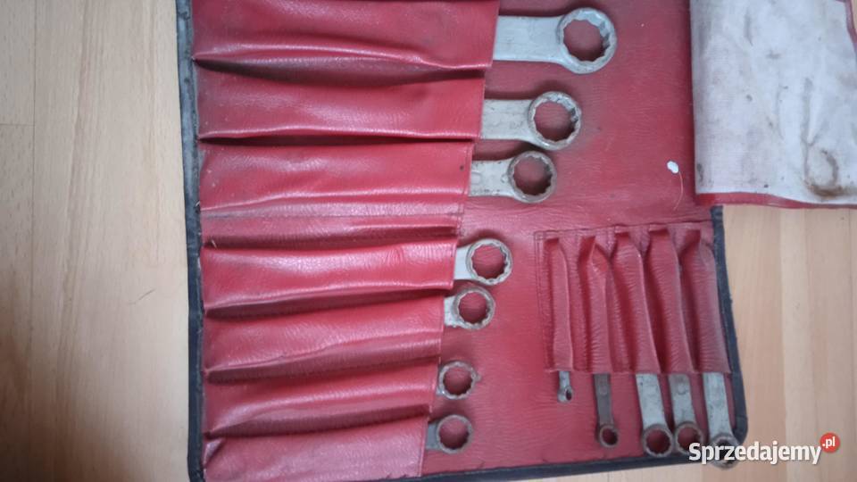 Zestaw 12 kluczy płasko oczkowych PRL RWKa lubelskie Lublin sprzedam