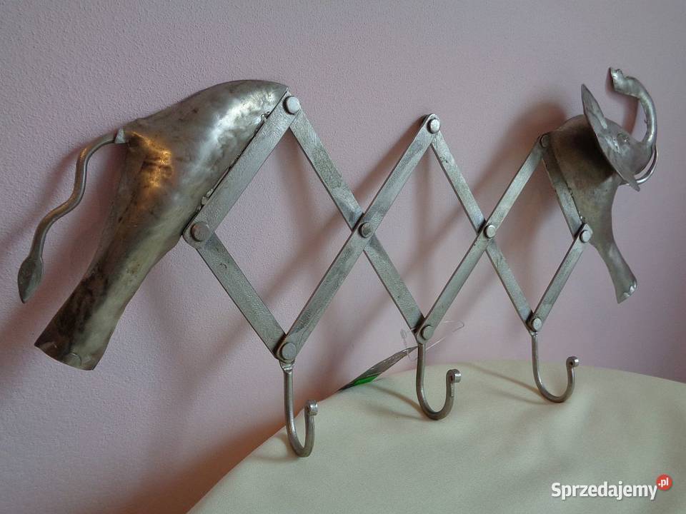 Wieszak metalowy rękodzieło Indie sprzedam