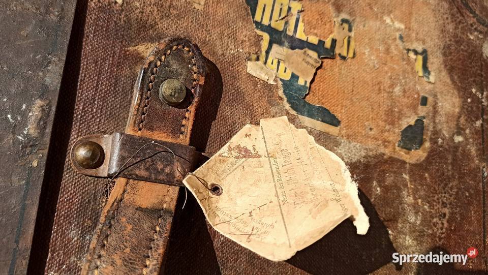 Stary duży kufer podróżny Wrocław