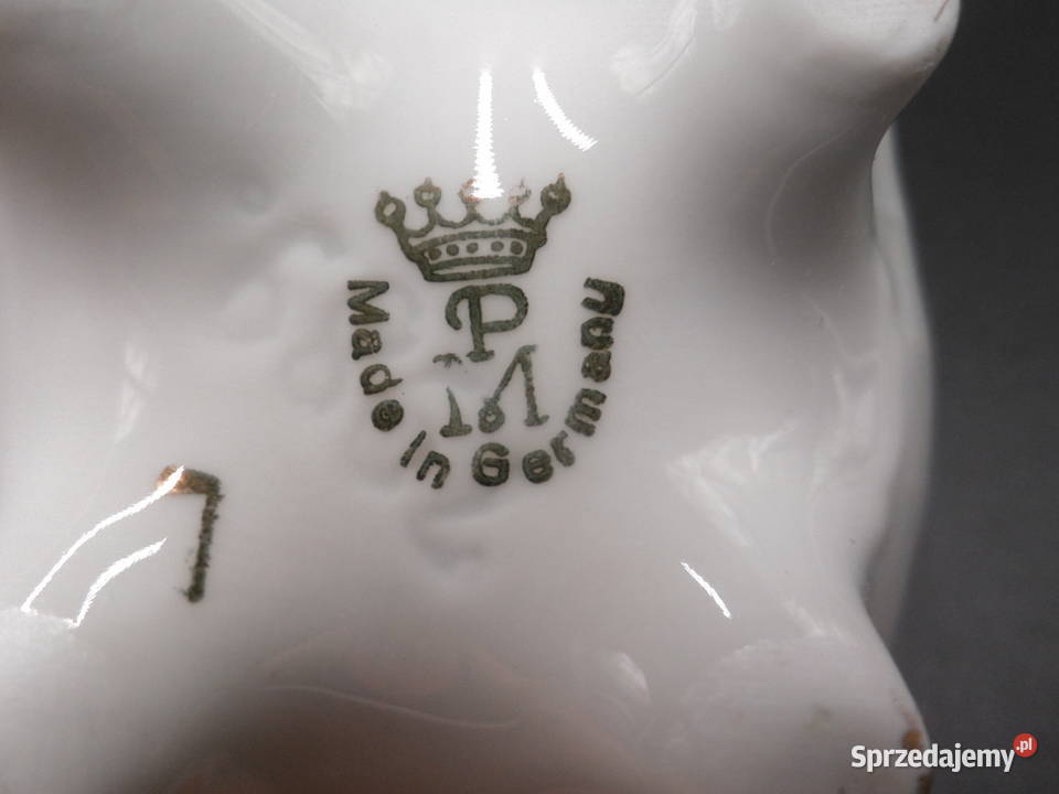PM Martinroda Porcelanowe puzderko na stopkach Porcelana i szkło Raszków