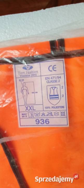 Kamizelka ostrzegawcza w kolorze pomarańczowym Wrocław