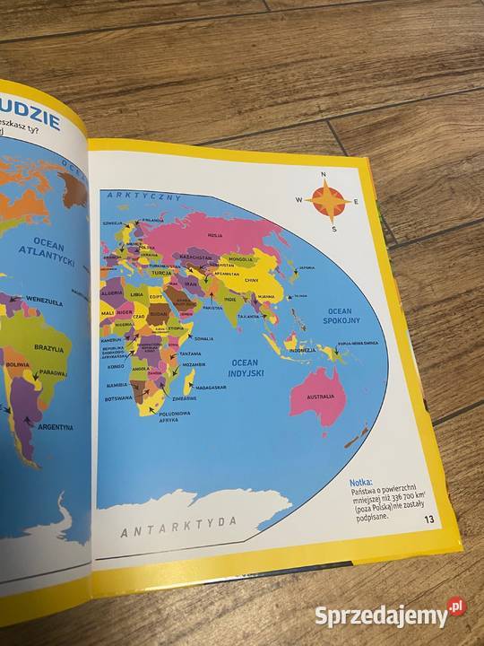Mój pierwszy atlas świata National Geographic Błażejowice sprzedam