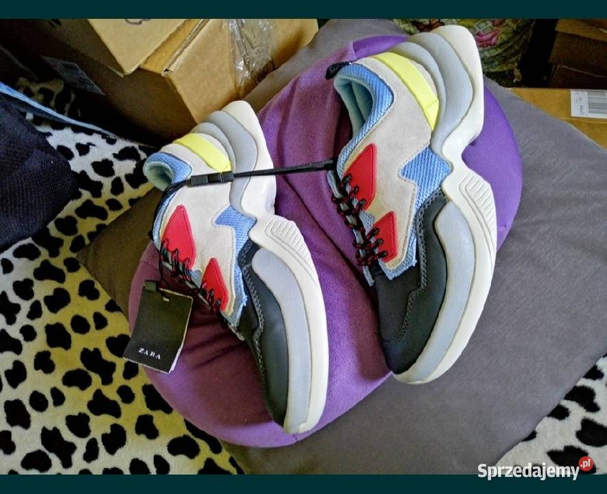 Buty ZARA półbuty sneakersy chunky Na grubszym Leszno sprzedam