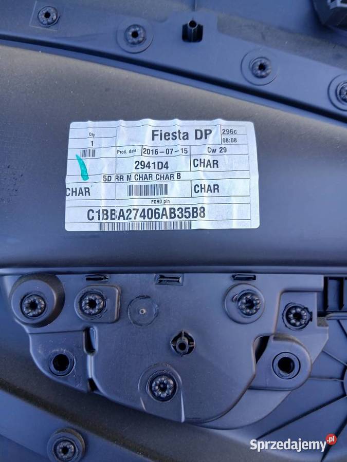 Ford fiesta mk7 boczki boczek Rzeszów sprzedam