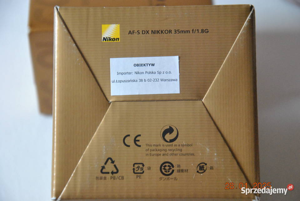Obiektyw AFS DX NIKKOR 35mm f18G Elektronika Przemyśl sprzedam