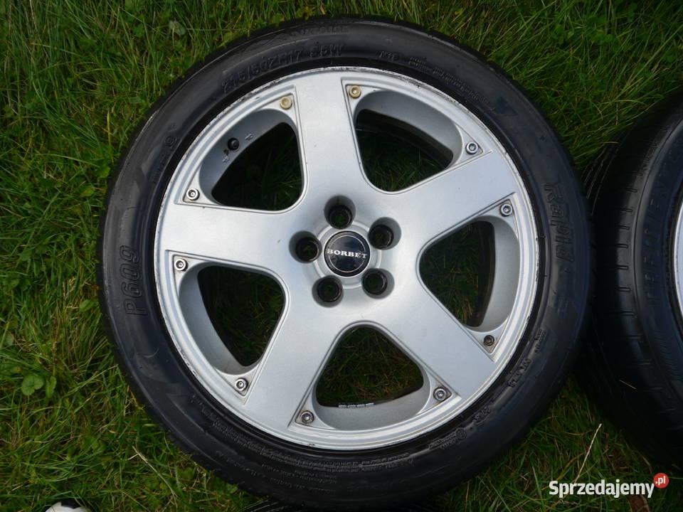 Felgi aluminiowe 17 5x100 Borbet Santa Monica Samochodowe pomorskie Gdańsk