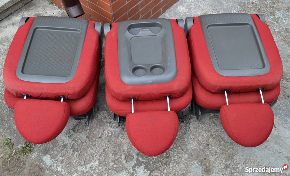 Fotele do Fiat Multipla tylne Wyposażenie wnętrza Białystok sprzedam