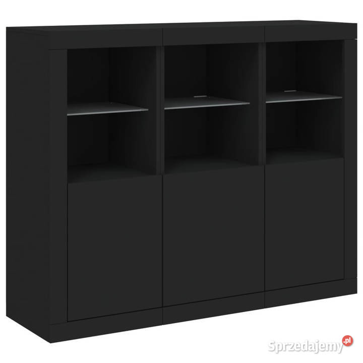Szafki z oświetleniem LED 3 czarne WM3209101 Warszawa