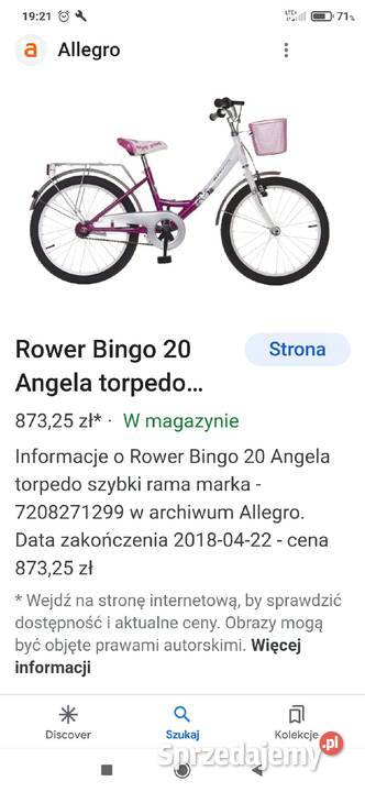Rowerek 20 BINGO Harasiuki