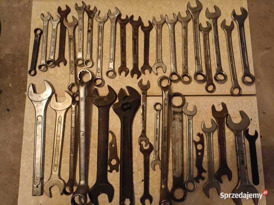 Stare klucze płaskie duży zestaw lubelskie Chełm