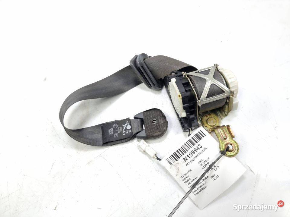 PAS BEZPIECZŃSTWA RENAULT CLIO III 33056053A kujawsko-pomorskie Lipno