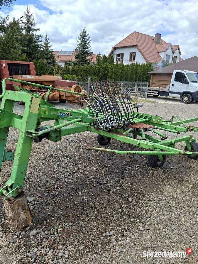 Zgrabiarka karuzela Samasz 2004r 13 ramion 460m nieuszkodzony Zgrabiarki i przetrząsacze Parczew