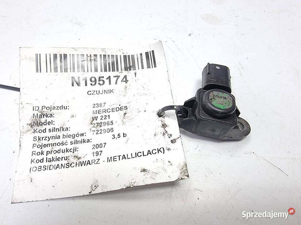 CZUJNIK MERCEDES W 221 CISNIENIA POWIETRZA kujawsko-pomorskie Lipno