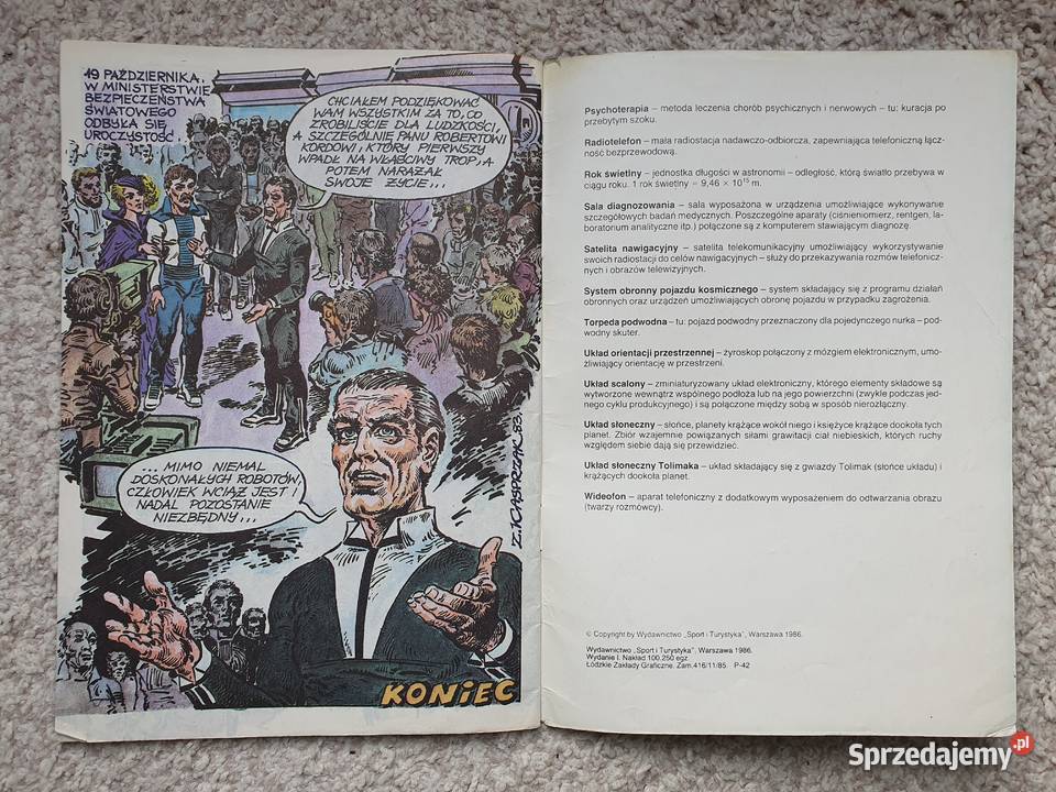 Zbuntowana komiks sf Zbigniew Kasprzak 1986 Gdynia sprzedam
