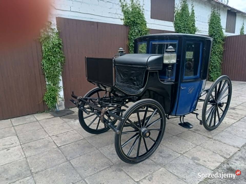 Kareta Coupe Bryczka Konna Powóz Zwierzęta Dobroń