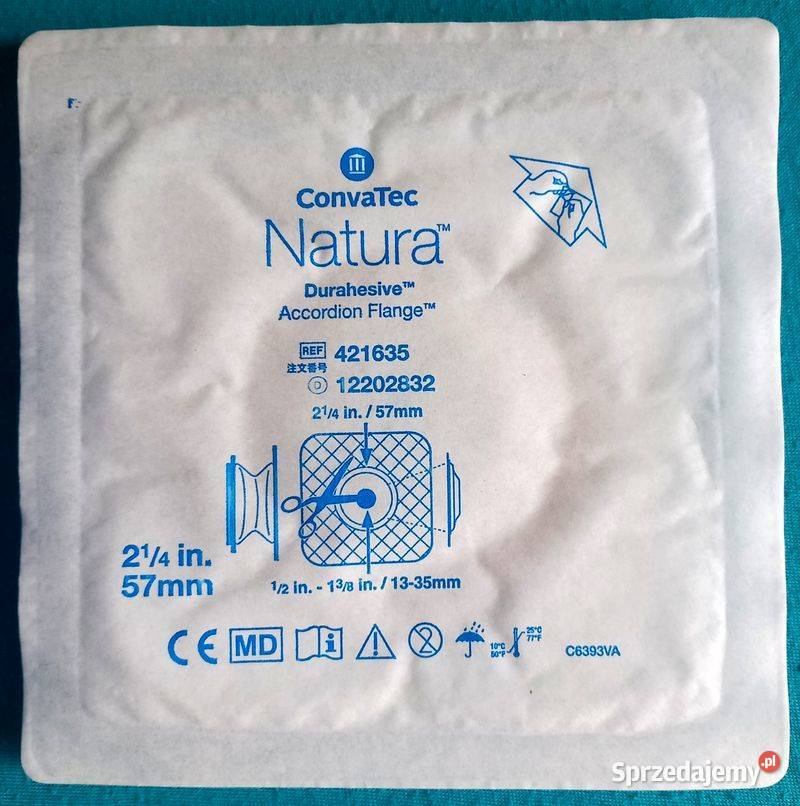 420235 Płytka stomijna Convatec Natura Tuchom