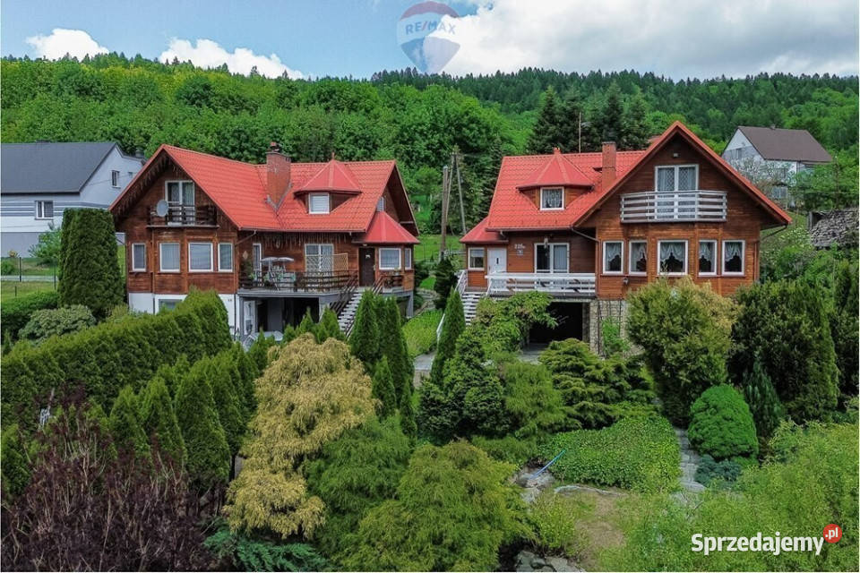 Willa Ponikiew Dom w stylu Kanadyjskim Beskid małopolskie