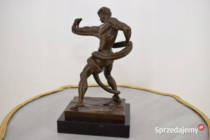 Atleta Walczący z Pytonem Walka z Wężem Figura Kraków