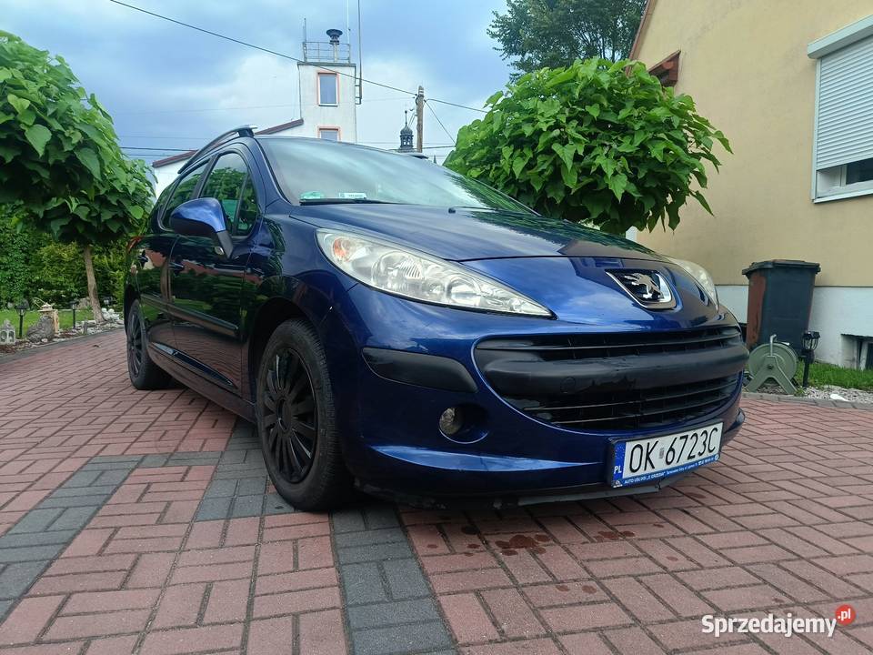 Peugeot 207sw 14 Benzyna Klimatyzacja niebieski Bierawa