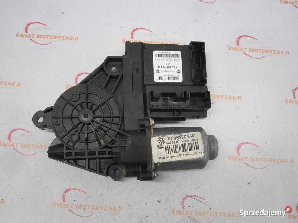 VW GOLF VI 09r silniczek szyby lewy przód Wyposażenie elektryczne Kielce