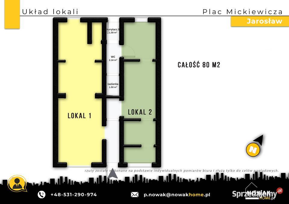 Jarosław Centrum Mickiewicza Lokal inwestycyjny sprzedam