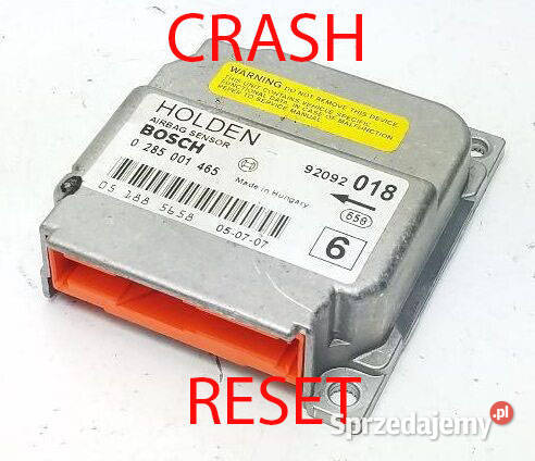 SRS crashdata reset kasowanie zdarzeń kolizji Szczerców