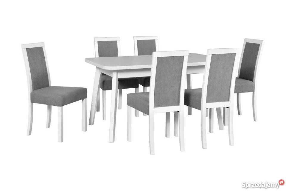 Stół Oslo 6 + 6 krzeseł Roma 3