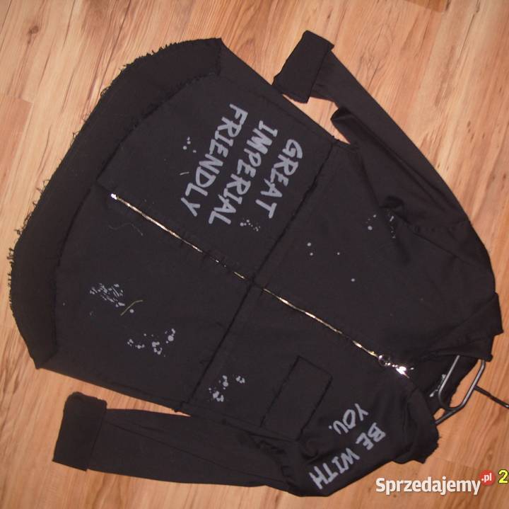 BLUZA KURTKA na zamek napisy kaptur r LXL Rawicz sprzedam