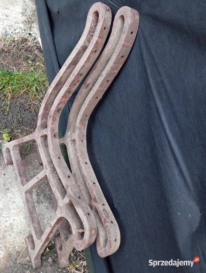 Sprzedam żeliwne elementy ławki z okresu PRL