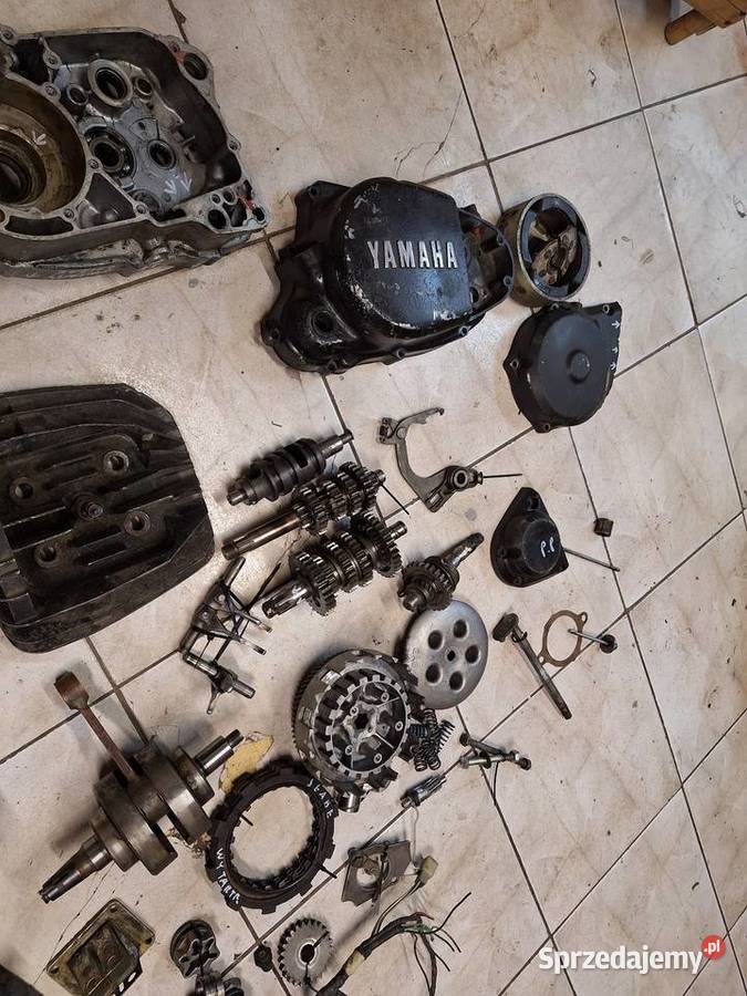 Yamaha DT 125 MX silnik części wał kapa cylinder Jelenia Góra