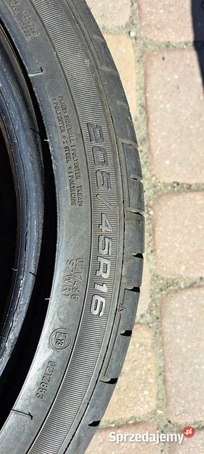 Opony letnie Fulda 20545 R16 Pyrzyce sprzedam