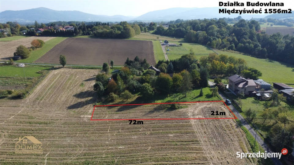 Grunt do sprzedania 1556m2 Międzyświeć