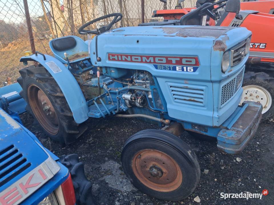 Hinomoto E15 2wd glebogryzarka Konary