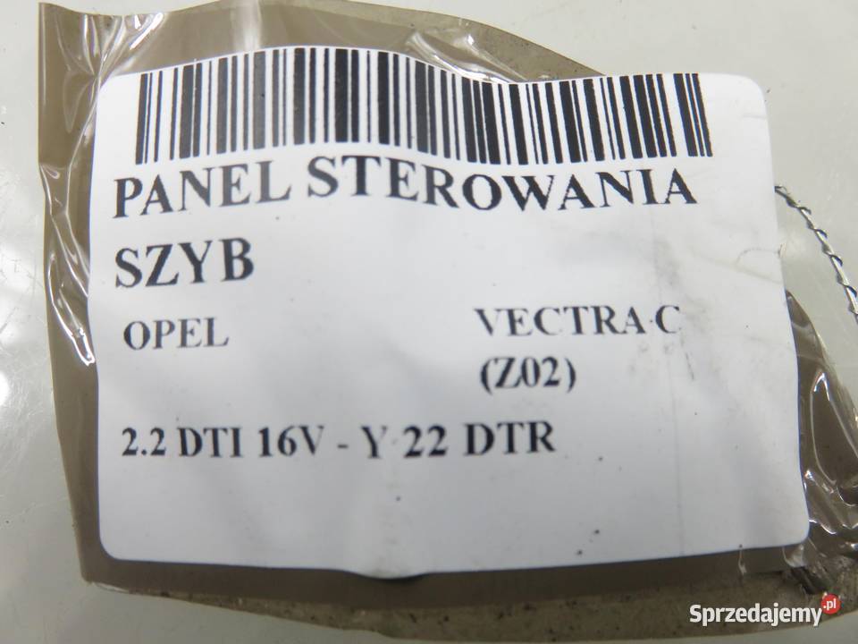 PANEL SZYB OPEL VECTRA C Z02 09185955 osobowe sprzedam